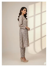 2-Pcs Katan Silk Unstitched Allover Printed Suit for Women Casual & Formal Wear